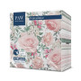 PAW Serviette de Table Papier - Airlaid (40 x 40 cm) I Fleurs, Roses I Décoration Anniversair, Mariage, Bapteme Garcon et Fille 