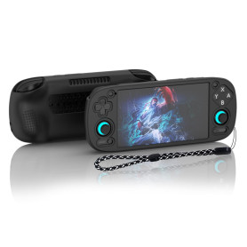 Coque de protection en silicone pour Retroid Pocket 5 - Avec fentes de charge et de contrôle précises - Laisse de transport incl