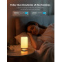 Govee Lampe de Chevet LED, Lampe de Table Tactile Dimmable RGBICWW avec 70 Modes Scène, Compatible avec Alexa, Fonctionne avec M