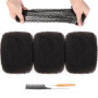 Originea Afro Kinky Bulk Human Hair for Locks Extensions Cheveux Naturel Humains 20cm 3 packs kinky-curly bulk twist meches pour