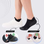 Effeet 10/20 Paires Chaussettes Basses Homme Femme, Socquettes Coton Courtes Respirantes Antidérapantes, Sport Running Unisexe N