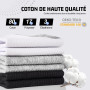 Effeet 10/20 Paires Chaussettes Basses Homme Femme, Socquettes Coton Courtes Respirantes Antidérapantes, Sport Running Unisexe N
