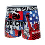 FREEGUN Lot de 5 Boxers Garçon Premium