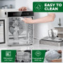 Kwasyo Déshydrateur Alimentaire 750W Inox avec 12 Plateaux, Déshydrateur Professionnel avec Minuterie Numérique, Contrôle Tempér