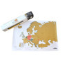 Carte à Gratter de l'Europe Enjoy Maps - Multicolore 65 x 45 cm