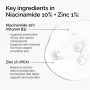 The Ordinary Niacinamide 10% + Zinc 1%, Sérum illuminant et lissant, pour les peaux sujettes aux imperfections, 30 ml