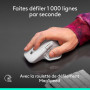 Logitech MX Master 4 for Mac, Souris Bluetooth Ergonomique avec Retour haptique performant avancé, défilement Ultra-Rapide, Char