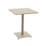 Table de Jardin Carrée Hespéride Phuket Argile - 2 Places en Acier