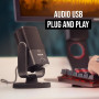 RØDE NT-USB - Mini Microphone USB à condensateur polyvalent de qualité studio avec logiciel gratuit pour les podcasts, le stream