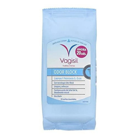 Lingettes Intimes Vagisil - 20 Unités Pratiques