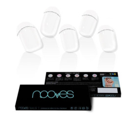 NOOVES Lot de 20 Feuilles de Gel pour Ongles French Premium Végétalien