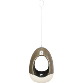 Abreuvoir en céramique pour oiseaux TRIXIE - 150 ML, Vert forêt