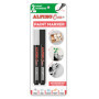 Marqueurs de Peinture Alpino - Set de 2 Blanc et Noir pour Créations Manuelles