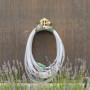 Porte-tuyau mural décoratif Coq en fer forgé pour jardin