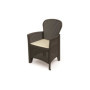 Fauteuil Anthracite Folia - Ipae Progarden, Effet Rotin Léger