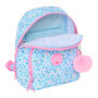 Mini sac à dos Safta VMB PARAÍSO pour enfants - Confortable et résistant, bleu clair/rose clair