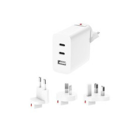 Chargeur Secteur Universel 30W avec 2 Ports USB-C et USB-A