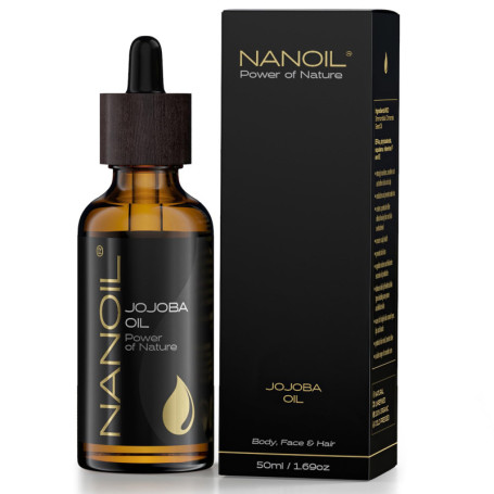 Huile de Jojoba Nanoil 50ml - Soin Naturel pour Visage, Corps et Cheveux
