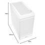 Boîtier ATX Sharkoon Rebel C50 Blanc avec USB-C et TRRS