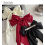 ZEVONDA Grande Pince à Cheveux - Arcs à Cheveux Grand Pinces à Cheveux Big Bow avec Long Satin Soyeux Barrettes à Cheveux pour F