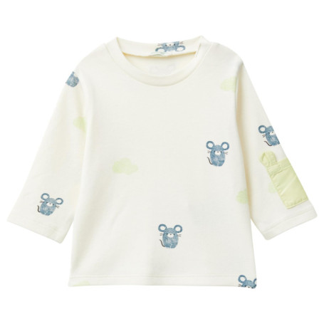 T-Shirt Manches Courtes Blanc United Colors of Benetton