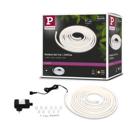 Kit LED d'extérieur SimpLED Paulmann 5 m - Lumière Blanc Chaud 3000 K 65,10 €