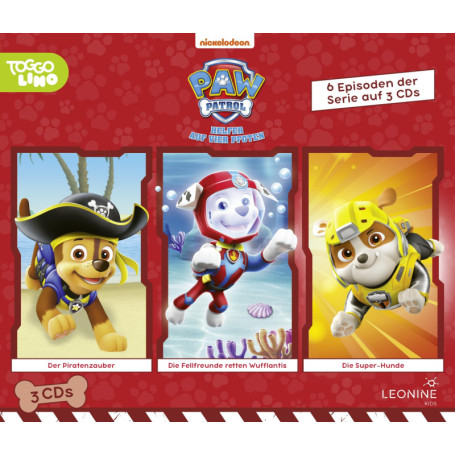 Coffret Audio Paw Patrol - 3 Disques d'Aventures