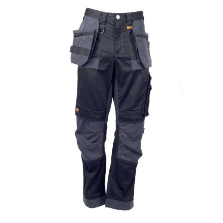Pantalon de Travail Utilitaire DeWALT Harrison Pro pour Homme - Noir/Gris