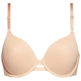 Soutien-Gorge Invisible Rehausseur Beige Calvin Klein pour Femme
