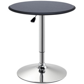 Table de Bar Ronde Chic avec Hauteur Réglable - HOMCOM