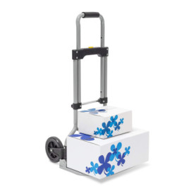 Diable Pliable Relaxdays pour Transport de Charges jusqu'à 60kg - Poignée Réglable