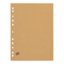 Intercalaires Touareg A4 en Carton Recyclé - 20 Lots Beige Naturel