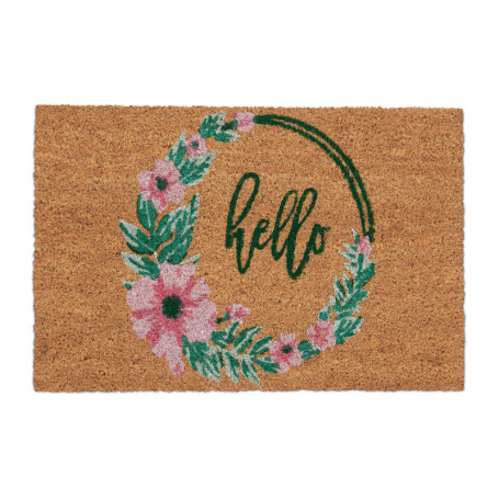 Paillasson Coloré en Fibres de Coco Antidérapant - 40x60 cm