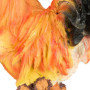 Coq en Polyrésine Multicolore pour Décoration de Jardin - Résistant aux Intempéries