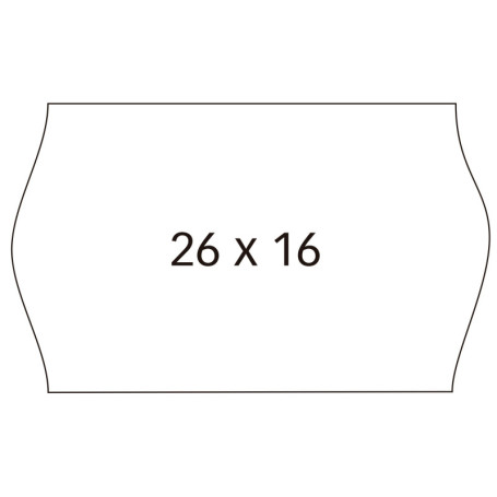 Pack de 6 rouleaux d'étiquettes blanches Apli - 1000 étiquettes par rouleau