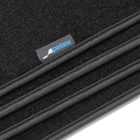 Tapis de Sol en Velours Noir sur Mesure pour Dacia Jogger 5-7 Places
