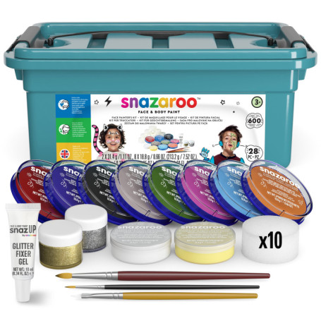 Mallette de Maquillage Snazaroo pour 600 Visages - Multicolore