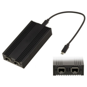Adaptateur USB-C Thunderbolt 3 vers Réseau Fibre SFP+ 10G