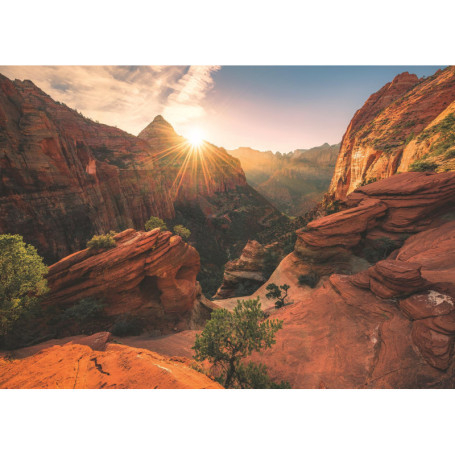 Puzzle Ravensburger Nature Edition - Zion Canyon, 1000 pièces