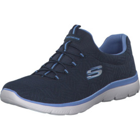 Baskets Femme Skechers Summits Artistry Chic - Navy Mesh avec Détails Bleus