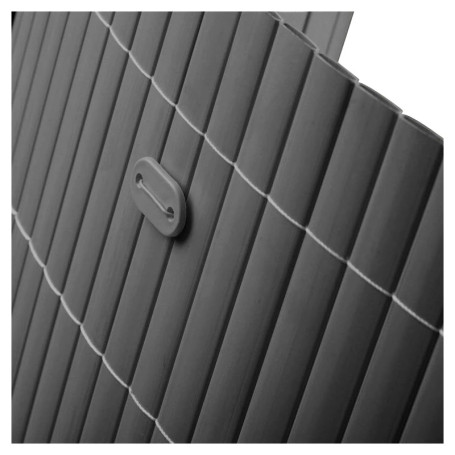 Kit de Fixation en PVC Anthracite - 26 Pinces Résistantes pour Tapis et Clôtures