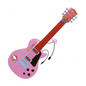 Guitare pour Enfant Hello Kitty Microphone Rose Électronique 50,99 €