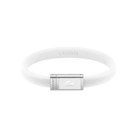 Bracelet en Silicone Blanc pour Femme - Collection Lacoste 12.12
