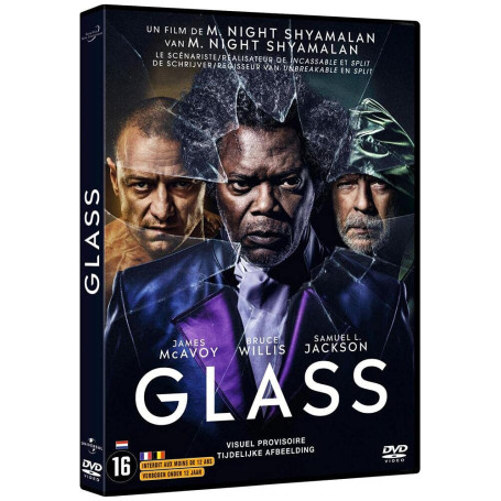 Glass - Film DVD avec James McAvoy et Bruce Willis