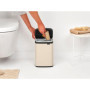 Poubelle Brabantia Bo 4L - Compacte avec Couvercle Doux pour Salle de Bain, Cuisine ou Bureau - Beige