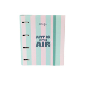 Classeur à Anneaux Mr. Wonderful - L'Art est dans l'Air avec Folios de Remplacement