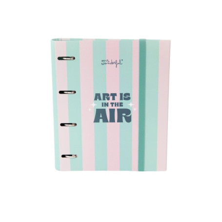 Classeur à Anneaux Mr. Wonderful - L'Art est dans l'Air avec Folios de Remplacement