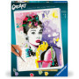 Ravensburger CreArt Peinture par Numéros Audrey Hepburn 30x40 cm - Activité Créative pour Adultes