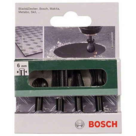 Jeu de 4 limes rotatives Bosch pour métal et bois