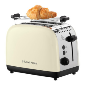 Grille-pain Russell Hobbs Colours Plus Inox Crème pour 2 Tranches